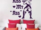 James Bond Wall Mural Betty Boop Kiss My ass Bedroom Wall Mural Art Sticker Transfer Vinyl