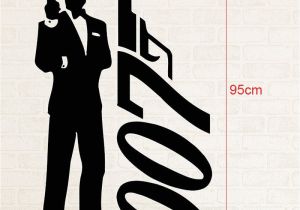 James Bond Wall Mural James Bond Wandtattoo Vinyl Aufkleber Geheimagent 007 Innen Hause