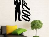 James Bond Wall Mural James Bond Wandtattoo Vinyl Aufkleber Geheimagent 007 Innen Hause