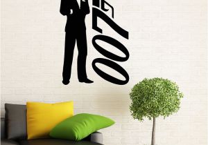 James Bond Wall Mural James Bond Wandtattoo Vinyl Aufkleber Geheimagent 007 Innen Hause