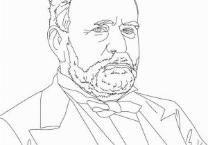 James Charles Coloring Pages President General Ulysses Grant Coloring Page