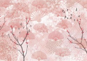 Japanese Cherry Blossom Wall Mural A Delightful Fantasy Of Japan and Cherry Trees In Bloom