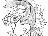 Japanese Koi Fish Coloring Pages Awesome Koi Fish Coloring Sheet Design