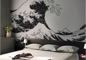 Japanese Murals for Walls Japanese the Great Wave F Kanagawa by Hokusai Wall Decal