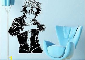 Japanese Style Wall Murals Anime Manga Boy Guy Japanese Style Wall Vinyl Sticker Decal