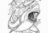 Jaws Coloring Pages Free Learn About Sharks with Free Printables