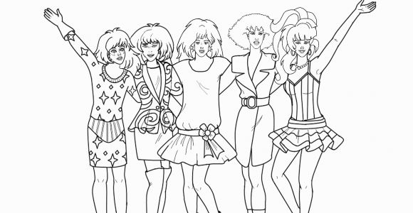 Jem and the Holograms Coloring Pages Jem Coloring Pages Posted In Jem and the Holograms