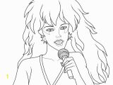 Jem and the Holograms Coloring Pages Jem Singing by Cosmicfalcon Bucket
