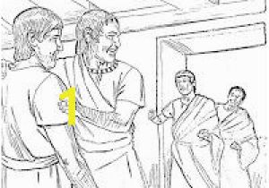 Jesus and the Centurion S Servant Coloring Page Centurion Servant Colouring Pages
