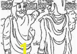 Jesus and the Centurion S Servant Coloring Page Centurion Servant Colouring Pages