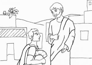 Jesus and the Centurion S Servant Coloring Page Coloring Page for Roman Centurion asking Jesus to Heal