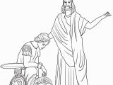 Jesus and the Centurion S Servant Coloring Page Jesus Heals the Centurion S Servant Coloring Page