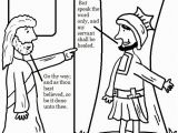 Jesus and the Centurion S Servant Coloring Page the Centurion Servant Healed Coloring Page