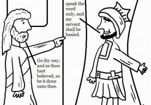 Jesus and the Centurion S Servant Coloring Page the Centurion Servant Healed Coloring Page