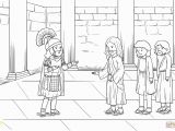 Jesus and the Centurion S Servant Coloring Page the Healing Of the Centurion S Servant Printable