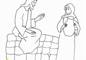 Jesus and the Samaritan Woman Coloring Page Woman at the Well Coloring Page Luxury Jesus and the Samaritan Woman
