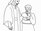 Jesus and Thomas Coloring Pages Jesus and His Disciples Believing Thomas Coloring Page
