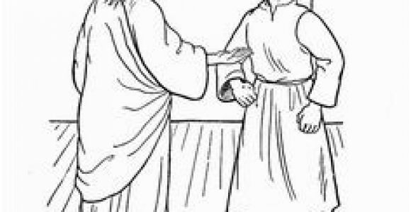 Jesus and Thomas Coloring Pages Luke 24 36 49 John 20 19 29 Acts1 3 Jesus Appeared to the