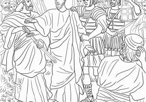 Jesus Arrested In the Garden Of Gethsemane Coloring Page Jesus Arrested In the Garden Of Gethsemane Coloring Page