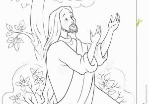 Jesus Arrested In the Garden Of Gethsemane Coloring Page the Prayer Jesus In the Gethsemane Garden Coloring