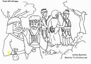 Jesus Arrested In the Garden Of Gethsemane Coloring Page This Free Coloring Page Shows Jesus In the Garden Of