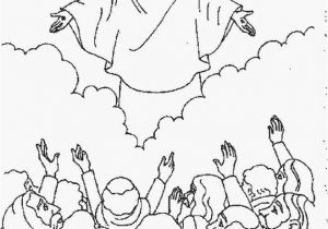 Jesus ascends to Heaven Coloring Page Jesus ascension Coloring Page Awesome Jesus Christ Coloring Pages 7