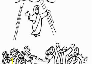 Jesus ascends to Heaven Coloring Page Jesus ascension Coloring Page Awesome Jesus Christ Coloring Pages 7