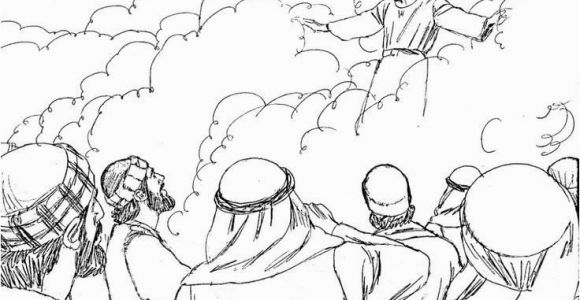 Jesus ascends to Heaven Coloring Page Jesus ascension Coloring Page Awesome Jesus Christ Coloring Pages 7