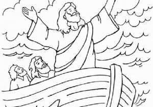 Jesus Calm the Storm Coloring Page Jesus Calms the Storm Coloring Page Free Pages Art within