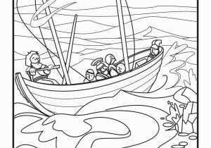 Jesus Calm the Storm Coloring Page Jesus Calms the Storm Coloring Page Lovely Printable Coloring Pages