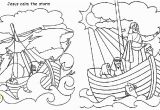 Jesus Calm the Storm Coloring Page Luxury Jesus Calms the Storm Coloring Page Coloring Pages