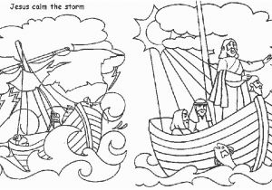 Jesus Calm the Storm Coloring Page Luxury Jesus Calms the Storm Coloring Page Coloring Pages