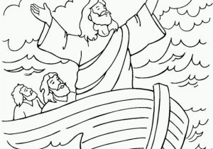 Jesus Calm the Storm Coloring Page Luxury Jesus Calms the Storm Coloring Page Coloring Pages