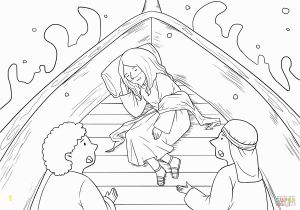 Jesus Calm the Storm Coloring Page Unique Jesus Calms the Storm Coloring Page 95 Free Colouring