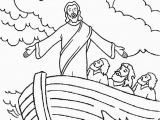 Jesus Calms the Storm Coloring Page Free Printable Jesus Coloring Pages for Kids