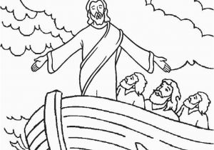 Jesus Calms the Storm Coloring Page Free Printable Jesus Coloring Pages for Kids