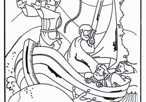 Jesus Calms the Storm Coloring Page Jesus Calms A Storm Coloring Page