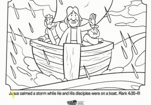 Jesus Calms the Storm Coloring Page Jesus Calms the Storm Bible Coloring Pages