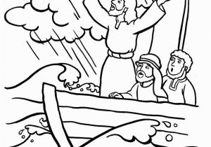 Jesus Calms the Storm Coloring Page Jesus Calms the Storm Coloring Pages Coloring Home