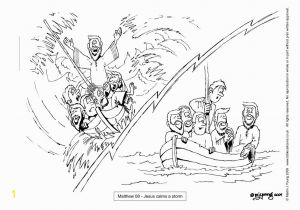Jesus Calms the Storm Coloring Page Jesus Calms the Storm Coloring Pages Coloring Home