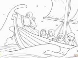 Jesus Calms the Storm Coloring Page Jesus Calms the Storm Mark 4 35 41 Coloring Page