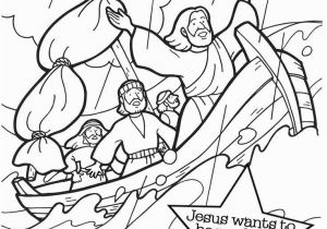 Jesus Calms the Storm Coloring Page Jesus Calms the Storm the Storm Coloring Page