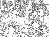 Jesus Clears the Temple Coloring Page Jezus In De Tempel 2 495×720