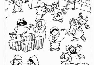 Jesus Clears the Temple Coloring Page Matthew 21 12 17 Mark 11 15 19 Luke 19 45 48 Jesus