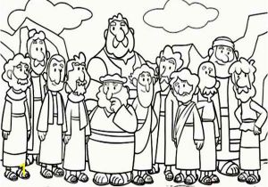 Jesus Coloring Pages Printable Free Cartoon Od Jesus Disciples Coloring Page Coloring Sun