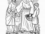 Jesus Feeds the 5000 Coloring Page Jesus Feeds 5000 Coloring Page Coloring Home