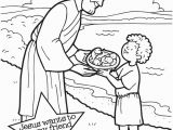 Jesus Feeds the 5000 Coloring Page Jesus Feeds the 5000 Mark 630 44 Pinner Has Nice Coloring