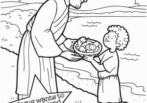 Jesus Feeds the 5000 Coloring Page Jesus Feeds the 5000 Mark 630 44 Pinner Has Nice Coloring