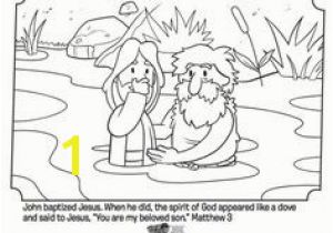 Jesus Getting Baptized Coloring Page 103 Best Bible Coloring Pages Images In 2018