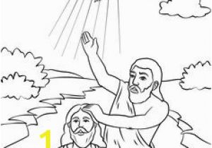 Jesus Getting Baptized Coloring Page 39 Best Bible John & Jesus Baptism Images On Pinterest In 2018